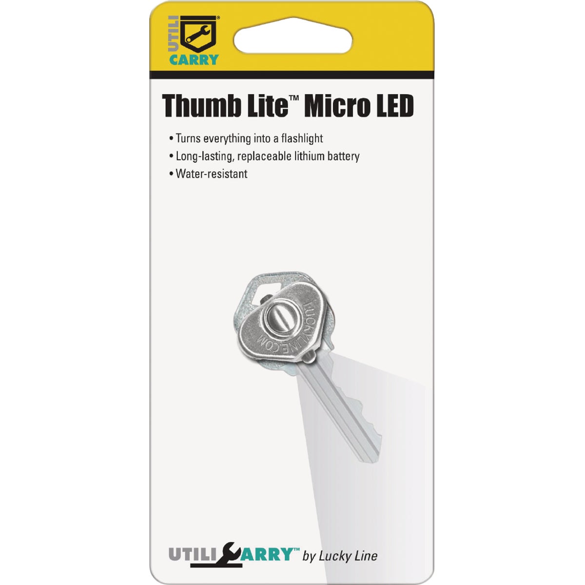 Lucky Line Utilicarry Thumb Lite Micro LED Key Ring Light Image 2