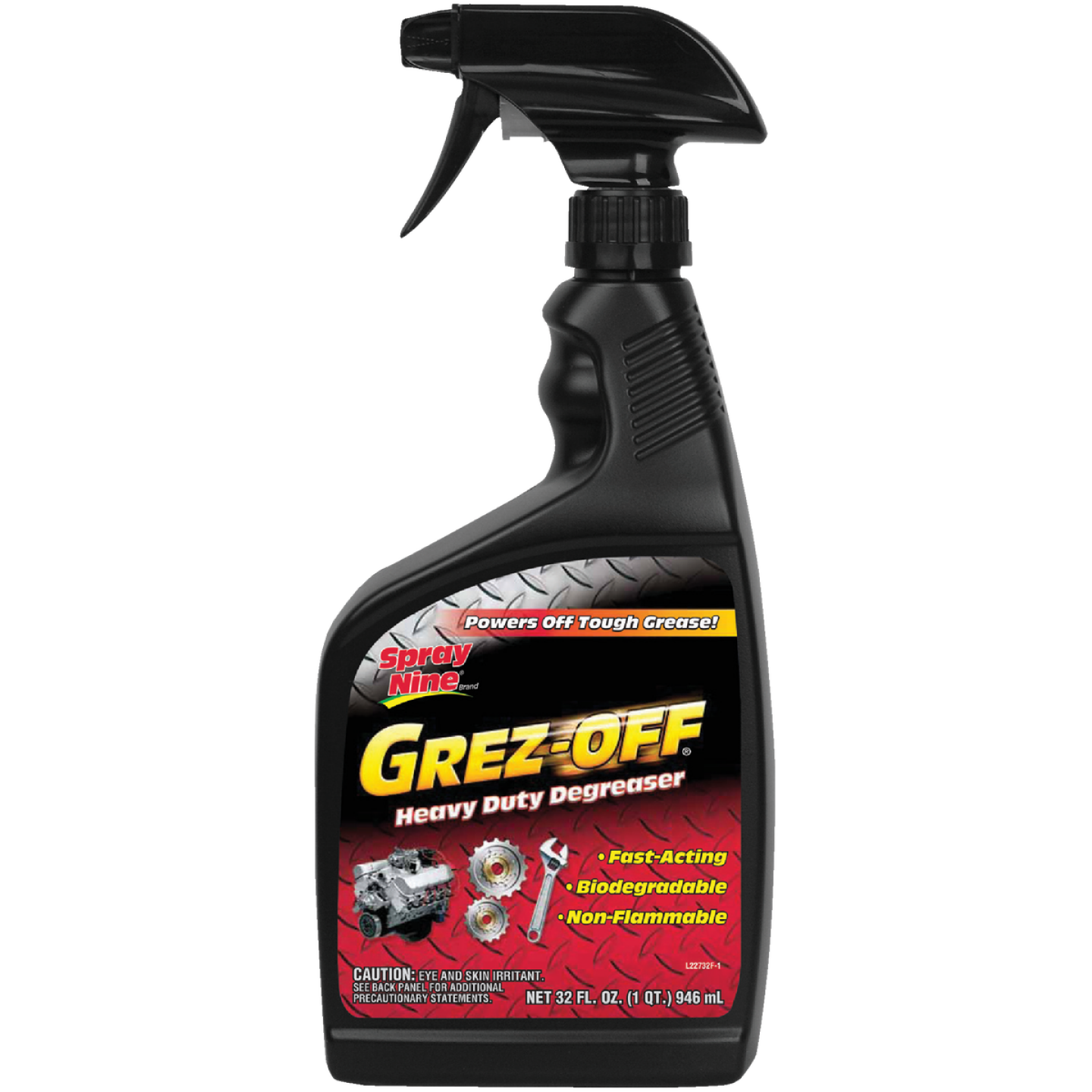 Spray Nine Grez-Off 32 Oz. Trigger Spray Degreaser Image 1
