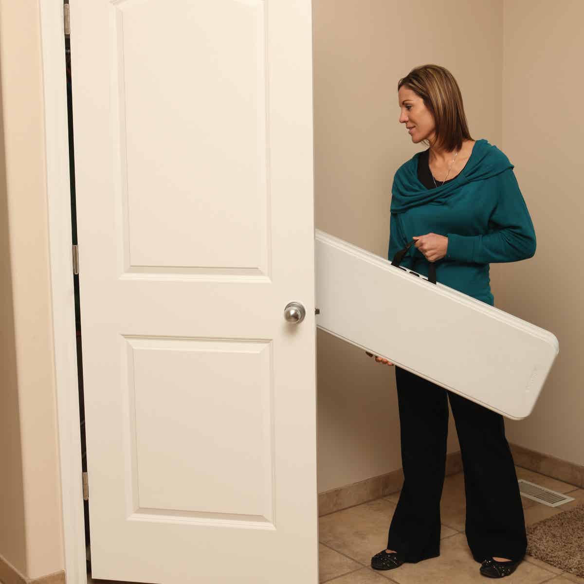 Lifetime 6 Ft. White Granite Fold-In-Half Bench Image 4