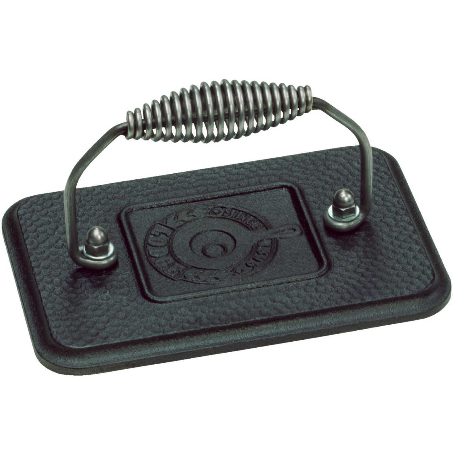Lodge Cast Iron Grill Food Press Image 1