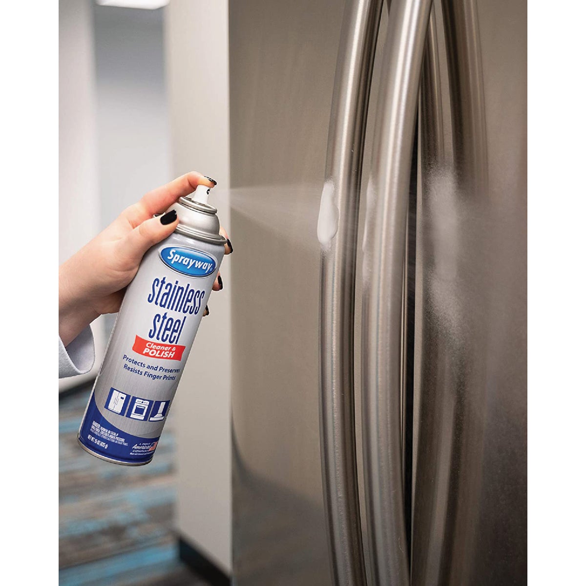 Sprayway 15 Oz. Oil-Based Stainless Steel Cleaner Image 2