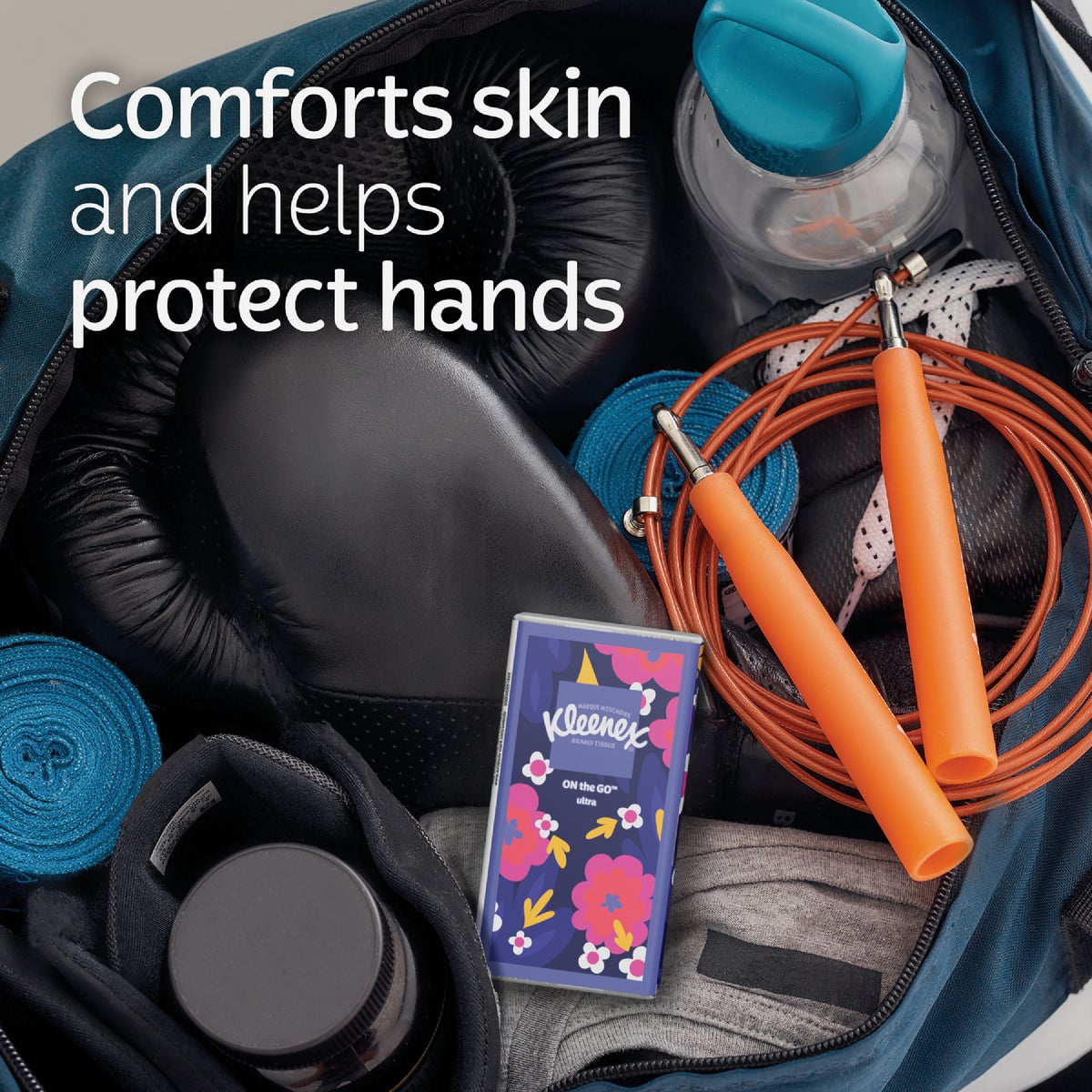 Kleenex Go Packs 10 Count 3-Ply White Facial Tissue (3-Pack) Image 3