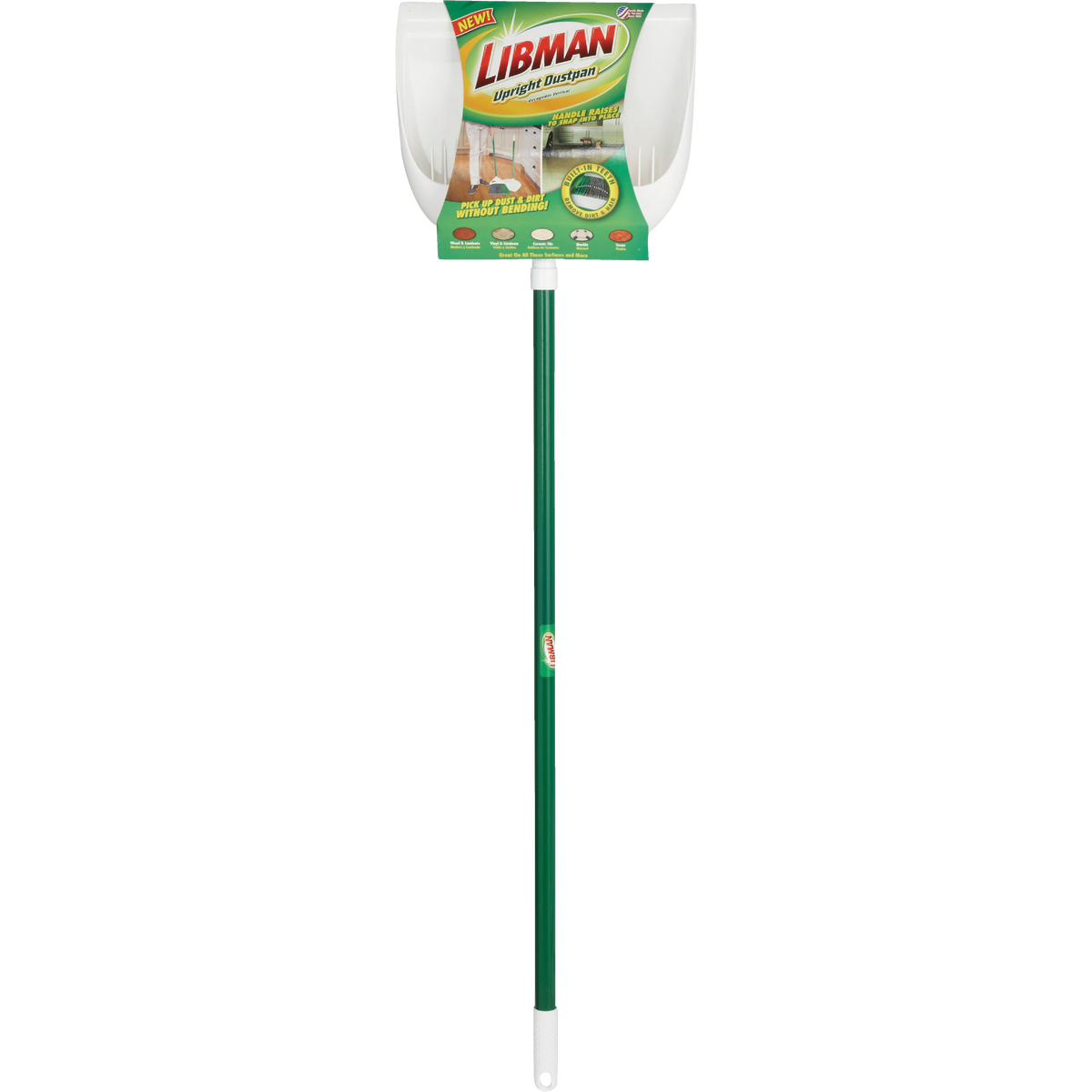 Libman Upright Long Handled Dust Pan Image 2
