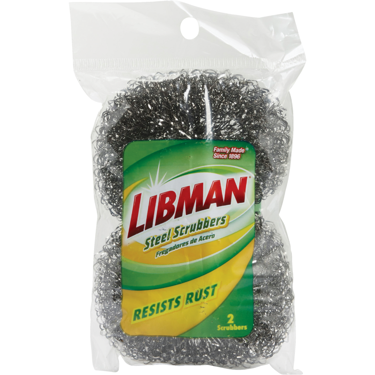 Libman Heavy-Duty Wire Mesh Sponges & Woven Scrubbers (2-Pack) Image 2