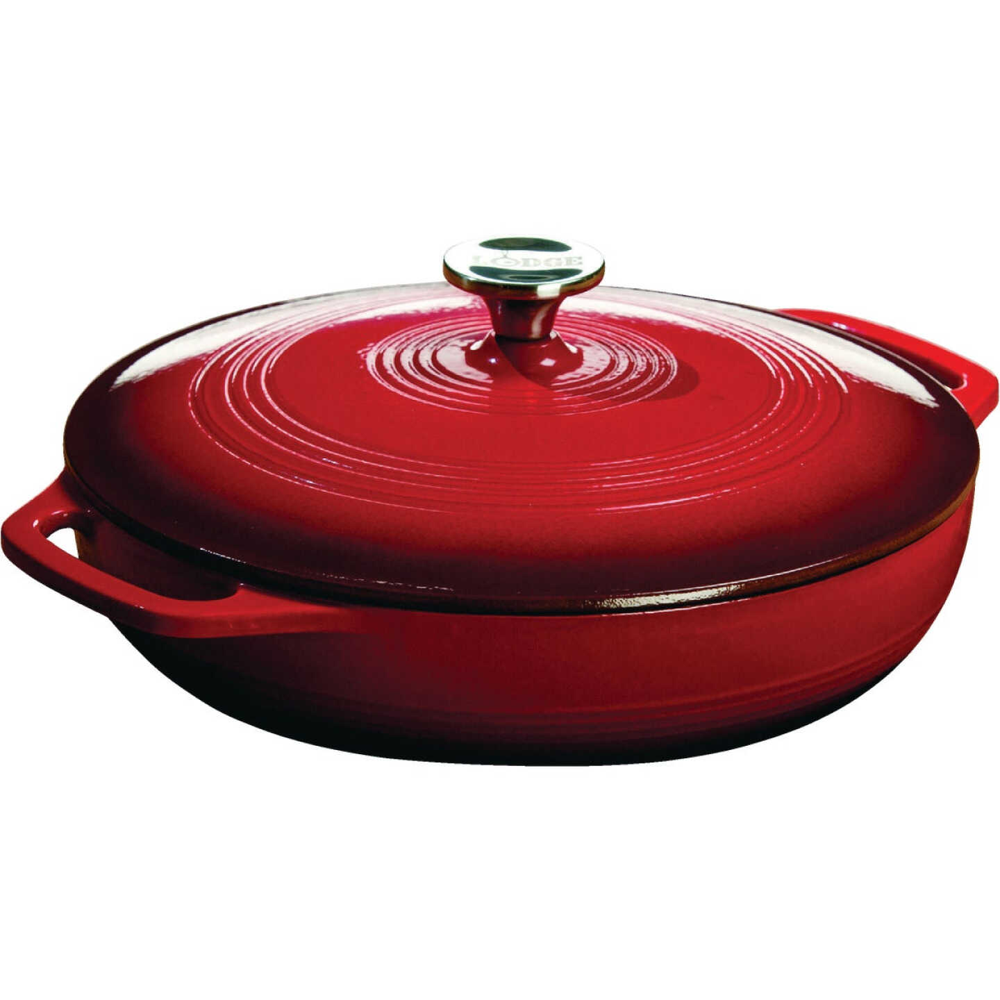 Lodge 3.6 Qt. 11-3/4 In. x 2-1/8 In. Cast Iron Dutch Oven Image 1