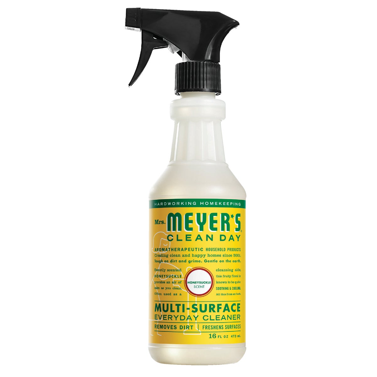 Mrs. Meyer's Clean Day 16 Oz. Honeysuckle Multi-Surface Everyday Cleaner Image 1