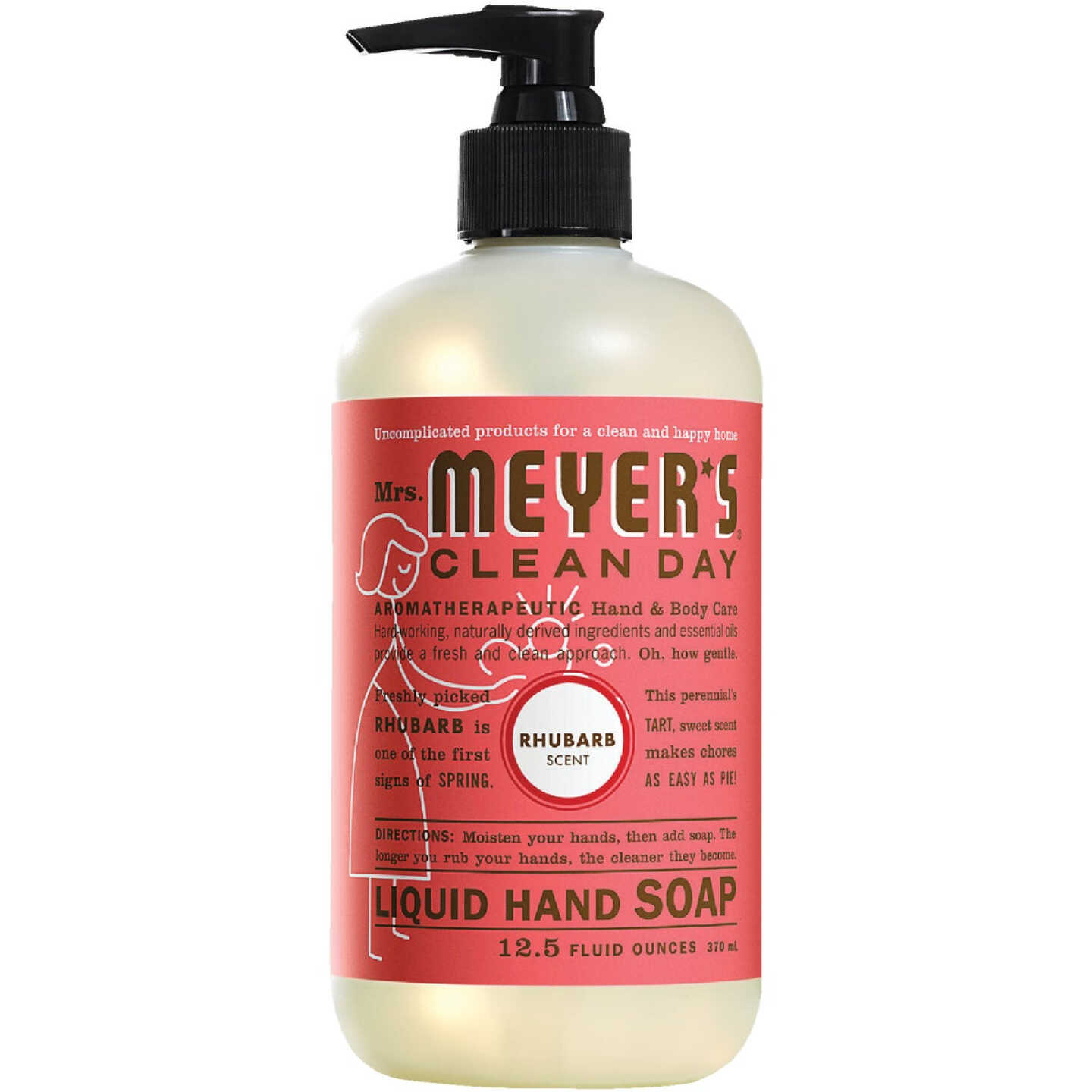 Mrs. Meyer's Clean Day 12.5 Oz. Rhubarb Liquid Hand Soap Image 1