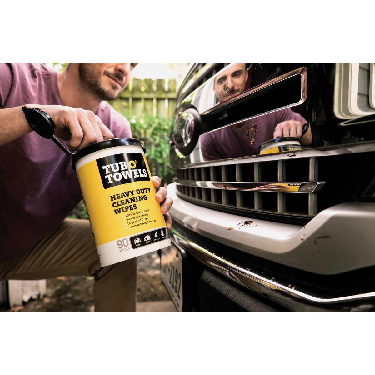 Tub O' Towels Heavy Duty Cleaning Wipes (90-Count) Image 5