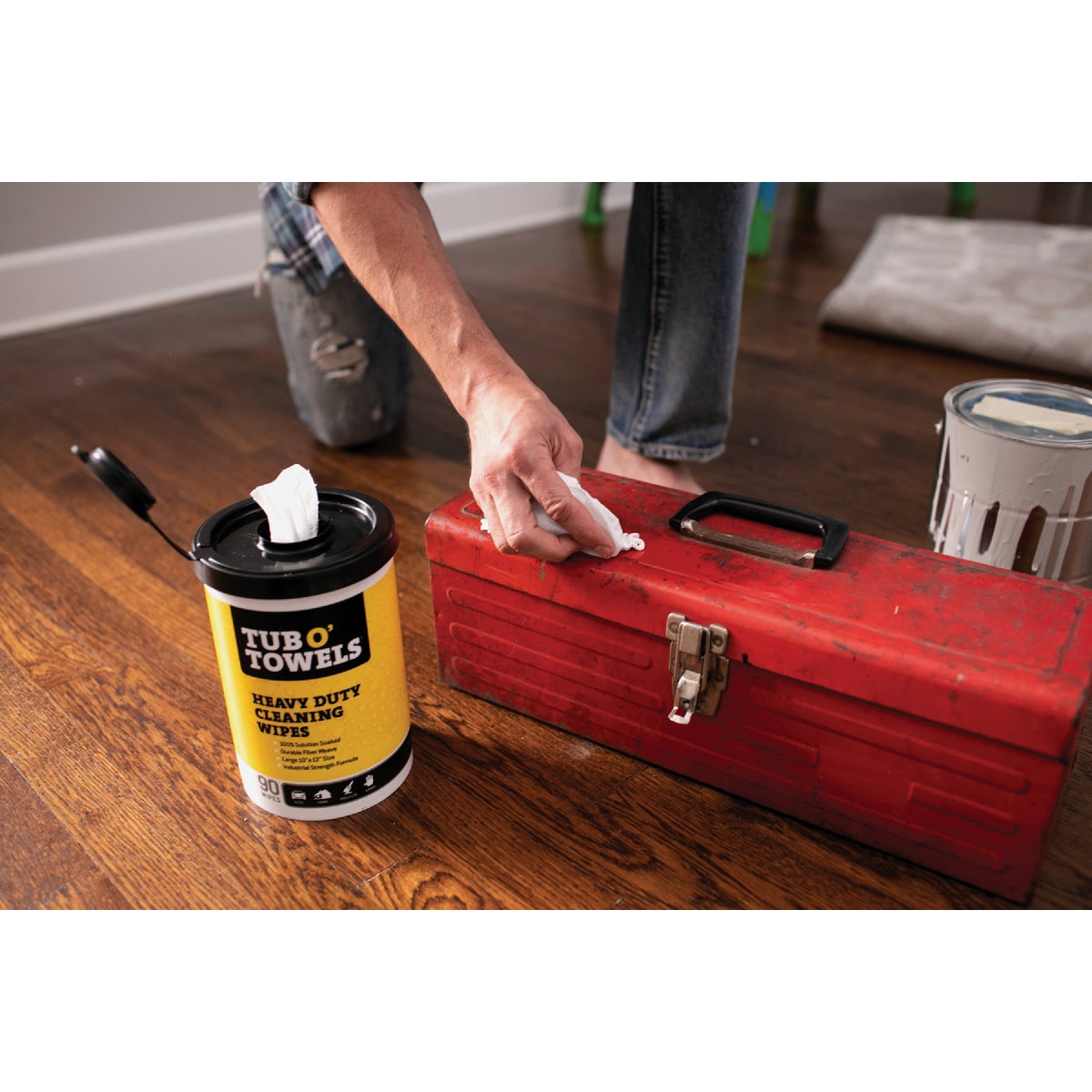 Tub O' Towels Heavy Duty Cleaning Wipes (90-Count) Image 11