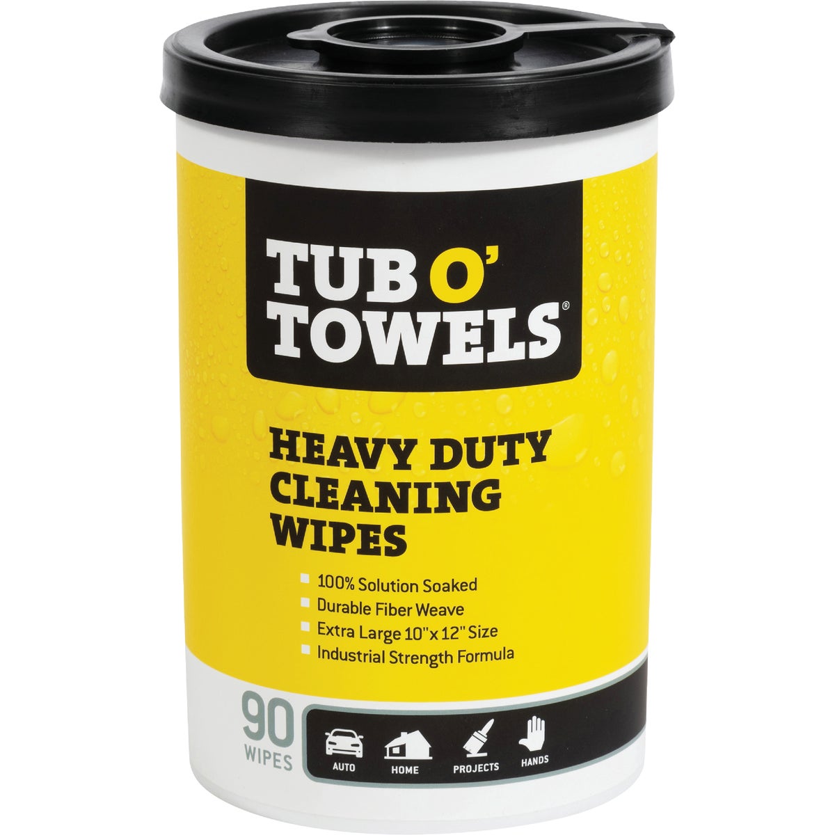 Tub O' Towels Heavy Duty Cleaning Wipes (90-Count) Image 1