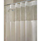iDesign York Graphic 72 In. x 72 In. Frosted/Clear Eva Shower Curtain Image 1