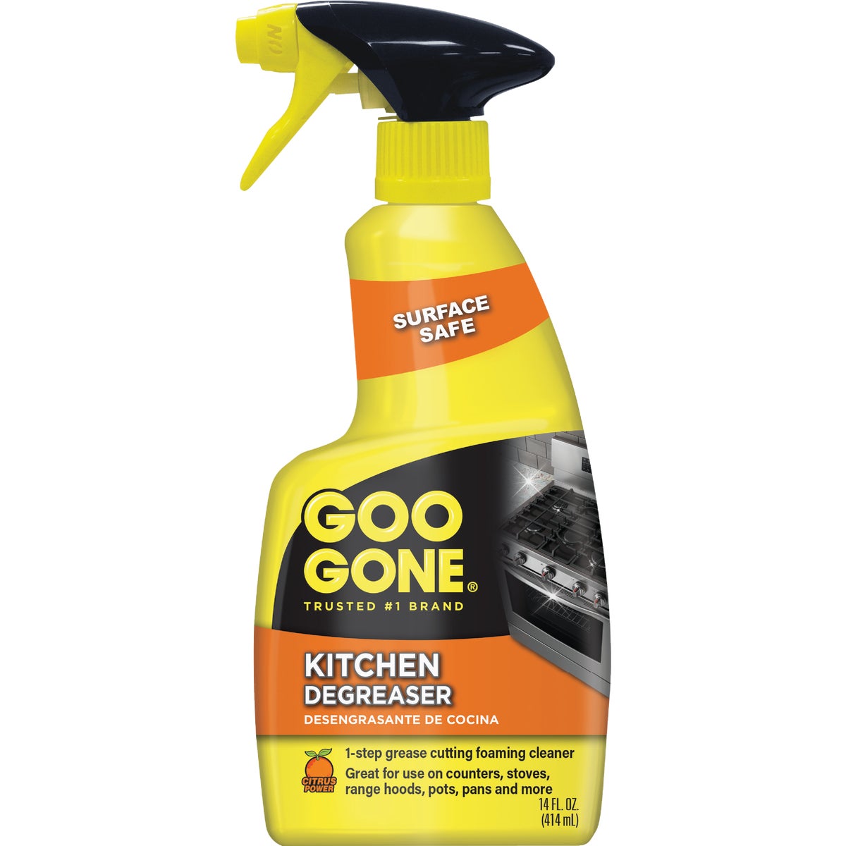 Goo Gone 14 Oz. Foam Citrus Kitchen Cleaner Image 1