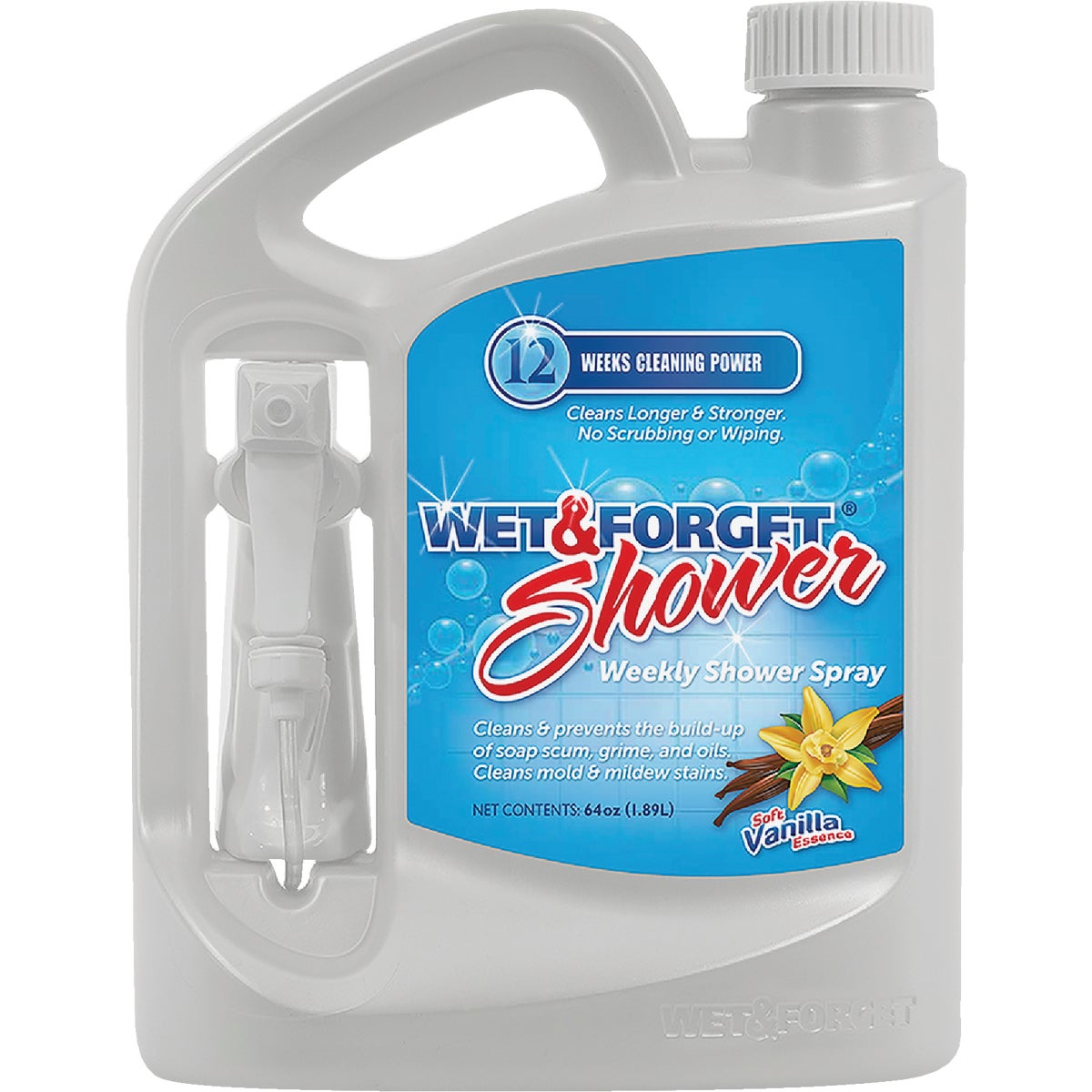 Wet & Forget 64 Oz. Soft Vanilla Essence Weekly Shower Cleaner Image 1