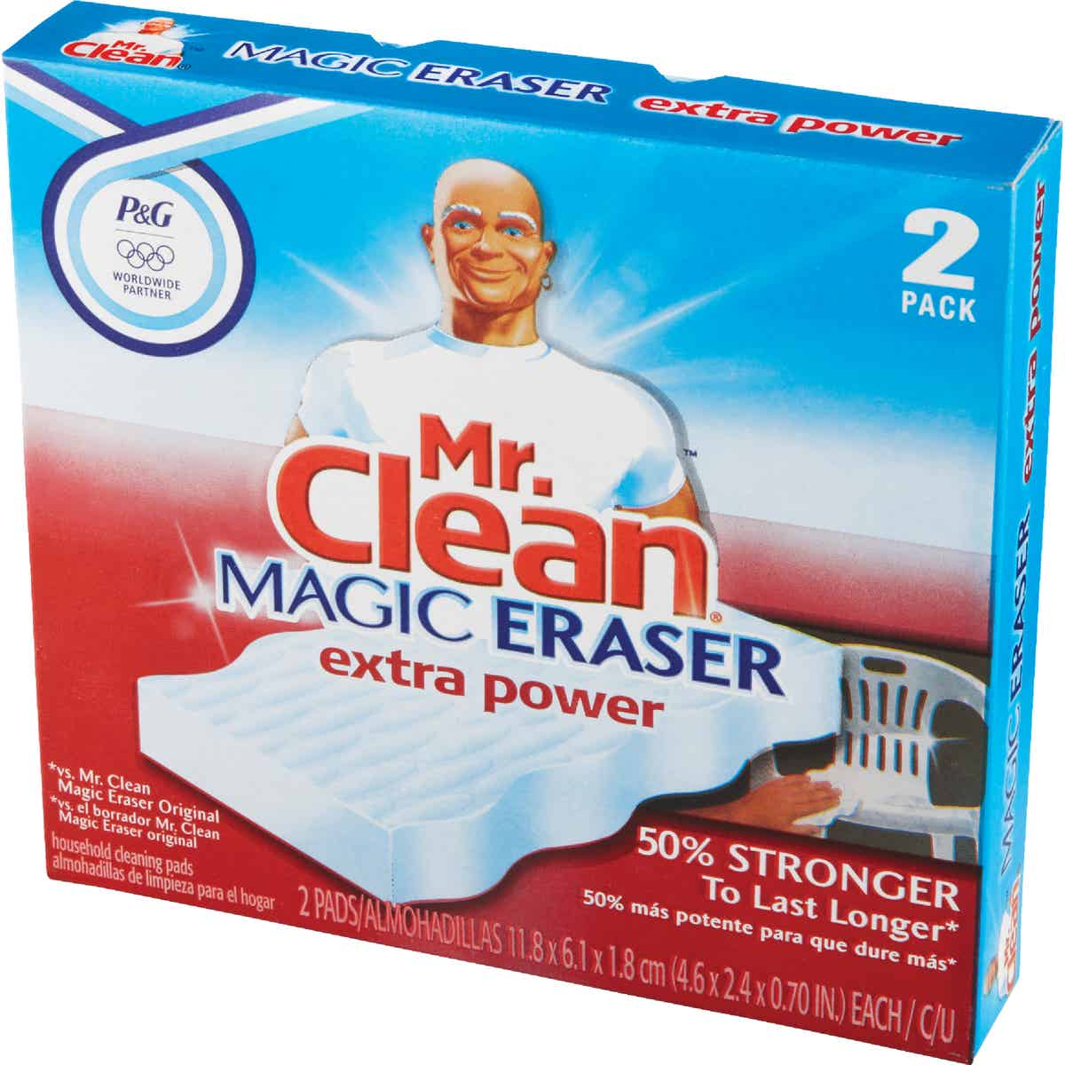 Mr. Clean Magic Eraser Cleansing Pad with Extra Power (2-Count) Image 3