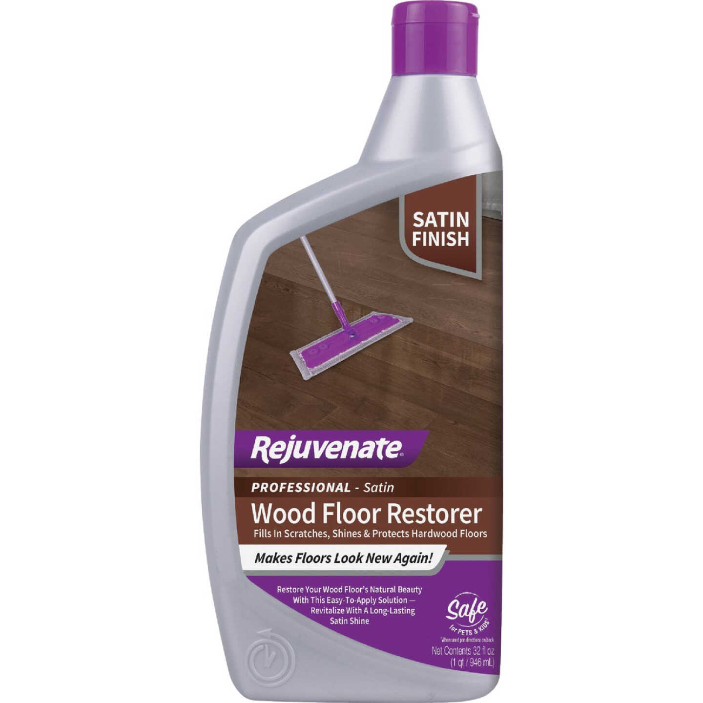 Rejuvenate 32 Oz. Satin/Matte Professional Wood Floor Restorer Image 1