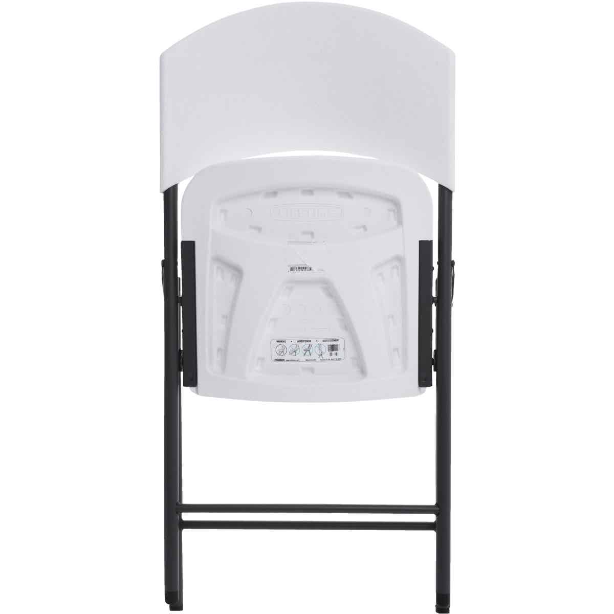 Lifetime White Granite Light Folding Chair Image 4