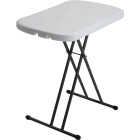 Lifetime 26 In. x 18 In. White Granite Personal Folding Table Image 1