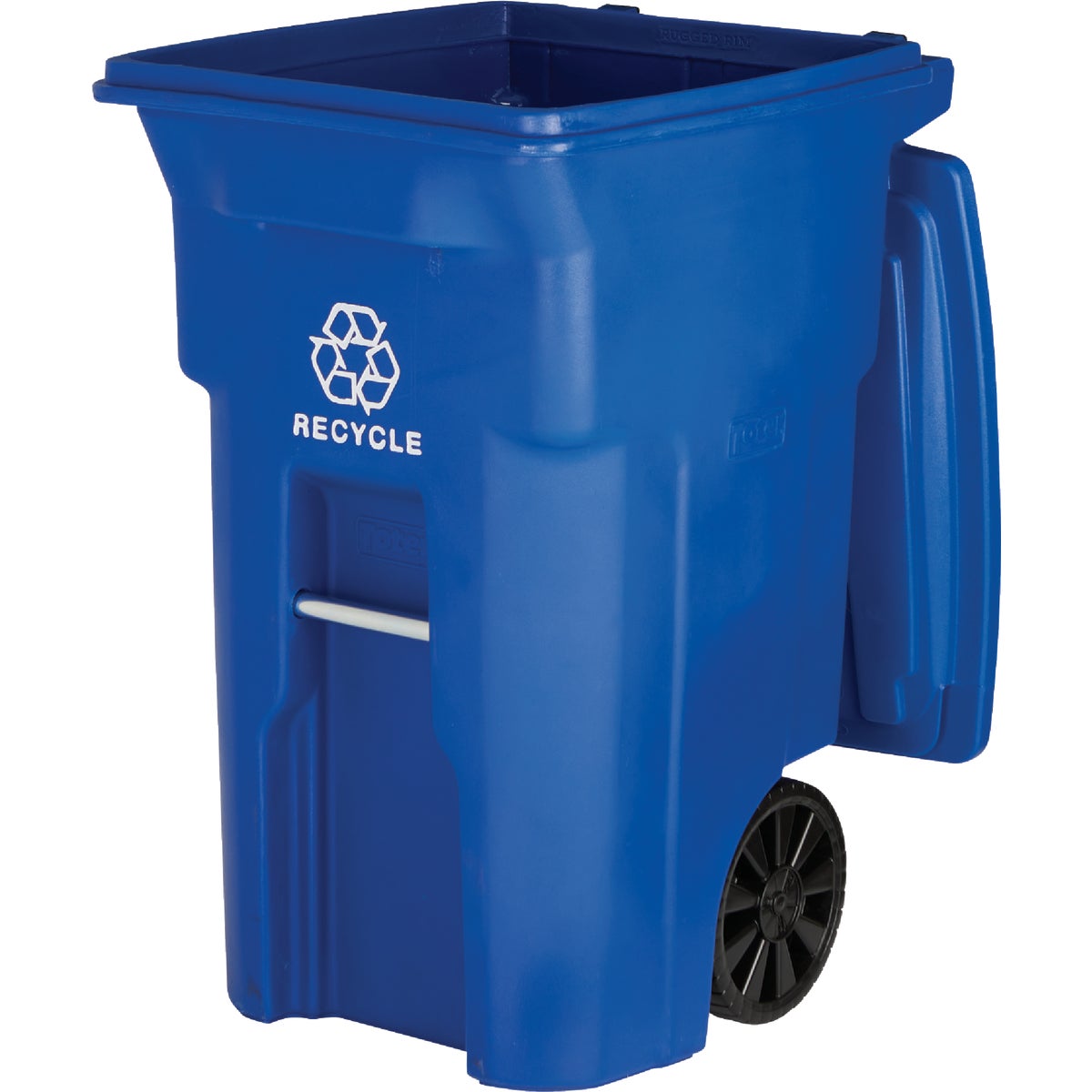 Toter 64 Gal. Recycling Trash Can with Lid Image 4