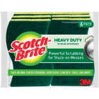 Scotch-Brite Heavy Duty Scrub Sponges, 4.5 In. x 2.7 In. x .6 In. (6-Pack) Image 1