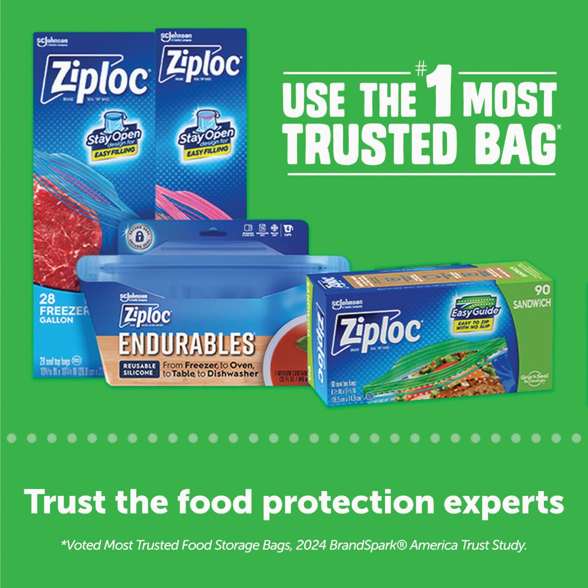 Ziploc Sandwich Food Storage Bag (105 Count) Image 6
