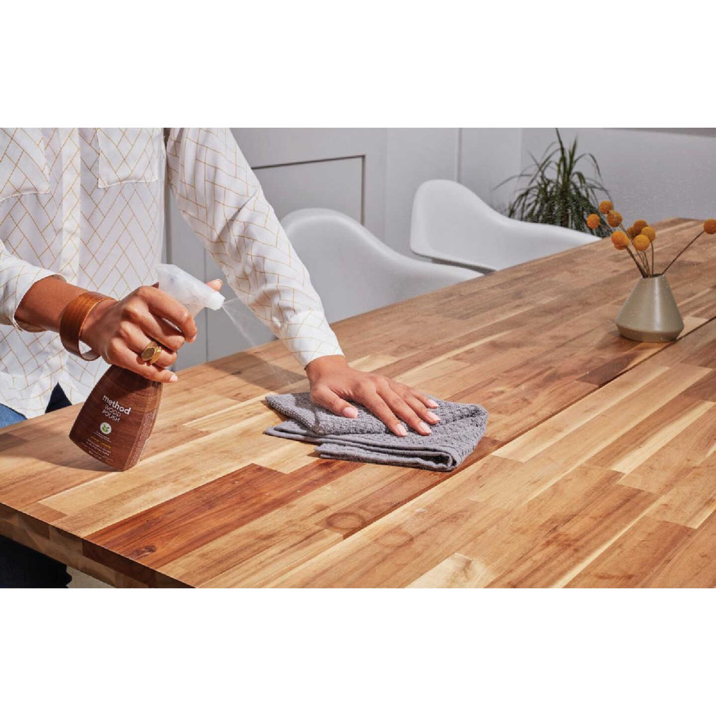 Method Wood For Good 14 Oz. Almond Polish & Wood Cleaner Image 2