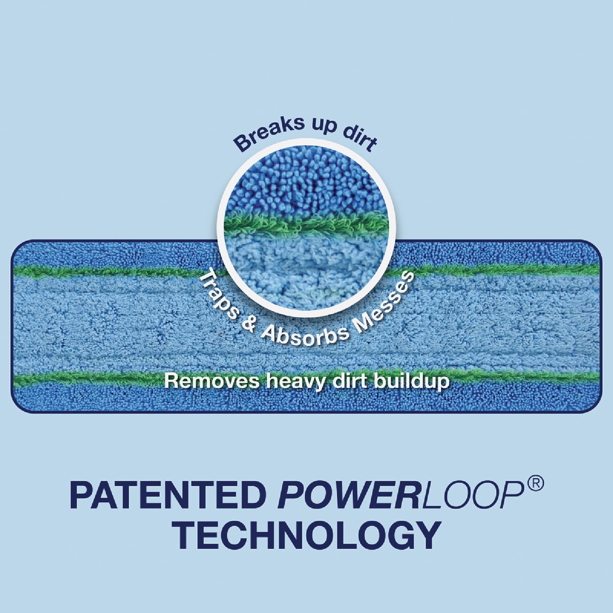 Bona PowerPlus 4 In. W. x 15 In. L. Microfiber Pad Mop Refill Image 7