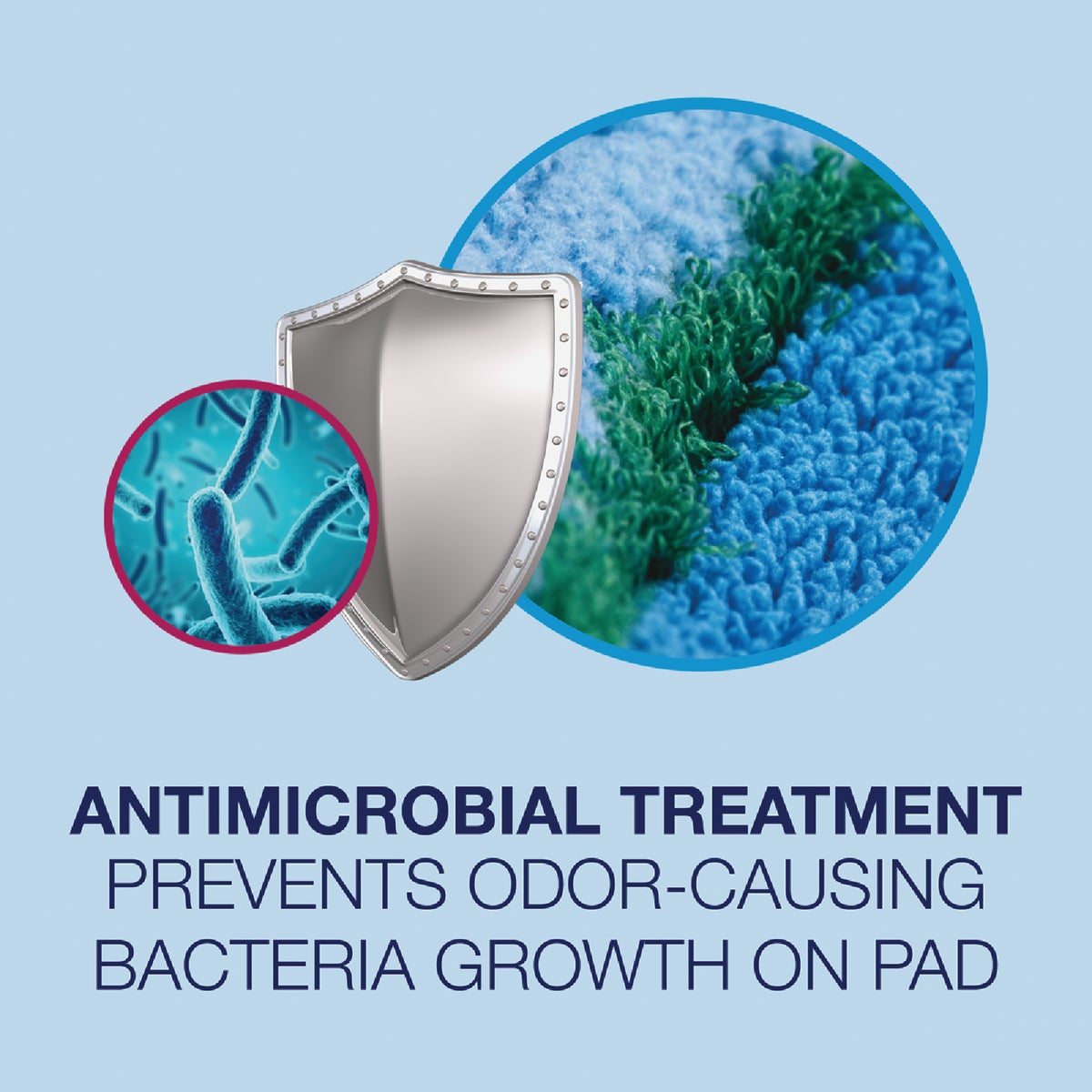 Bona PowerPlus 4 In. W. x 15 In. L. Microfiber Pad Mop Refill Image 3