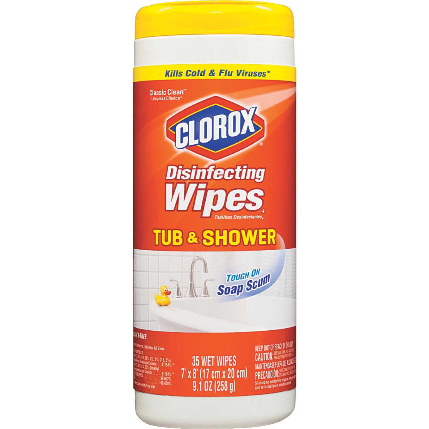 CLOROX TUB&SHOWER WIPES Image 1