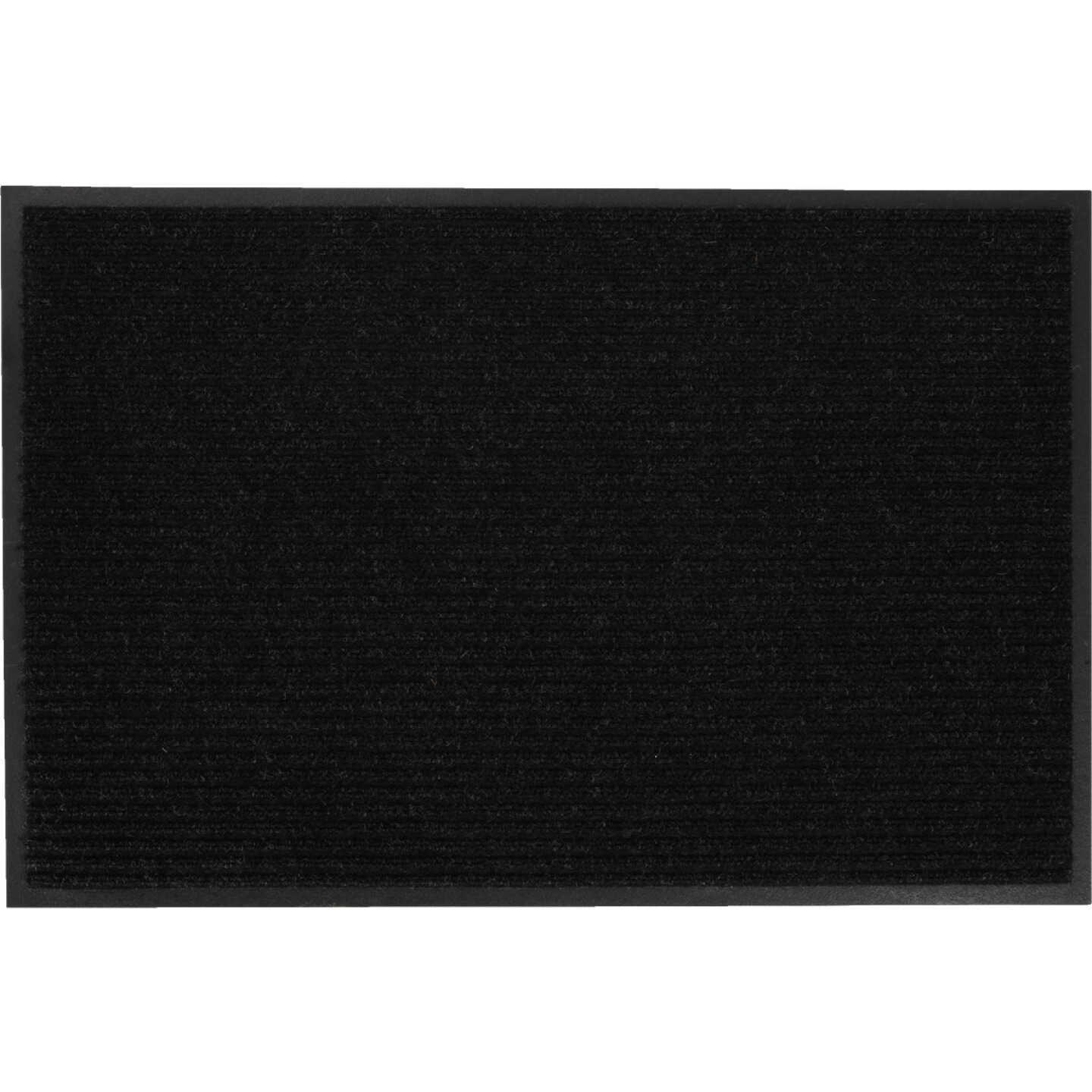 Apache Enviroback Pepper 24 In. x 36 In. Carpet/Recycled Rubber Door Mat Image 3