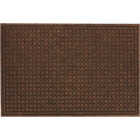 Apache Textures Walnut 24 In. x 36 In. Carpet/Recycled Rubber Door Mat Image 1