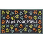 Apache Wipe Your Paws 18 In. x 30 In. Recycled Rubber Door Mat Image 1
