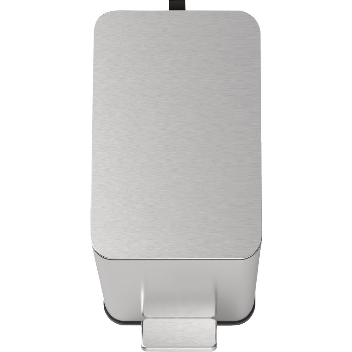 Ninestars 2.6 Gal. Slim Brushed Stainless Steel Pedal Trash Can Image 5