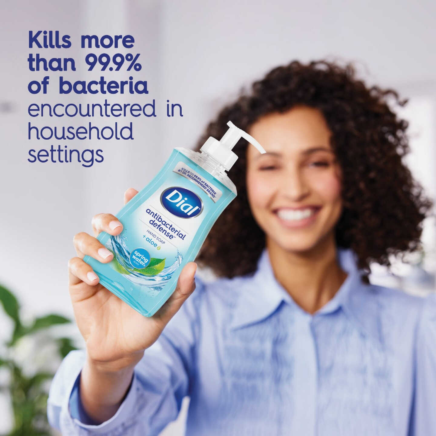 Dial Antibacterial Defense 11 Oz. Spring Water Liquid Hand Soap Image 2