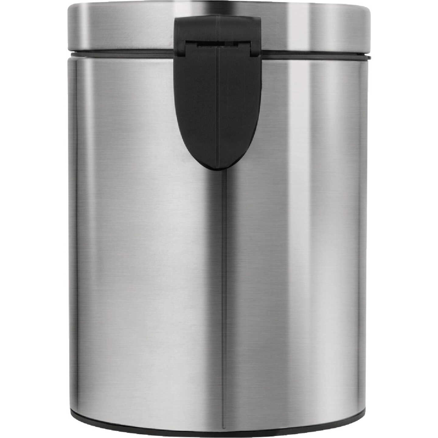 Ninestars 1.3 Gal. Foot Pedal Round Trash Can Image 4