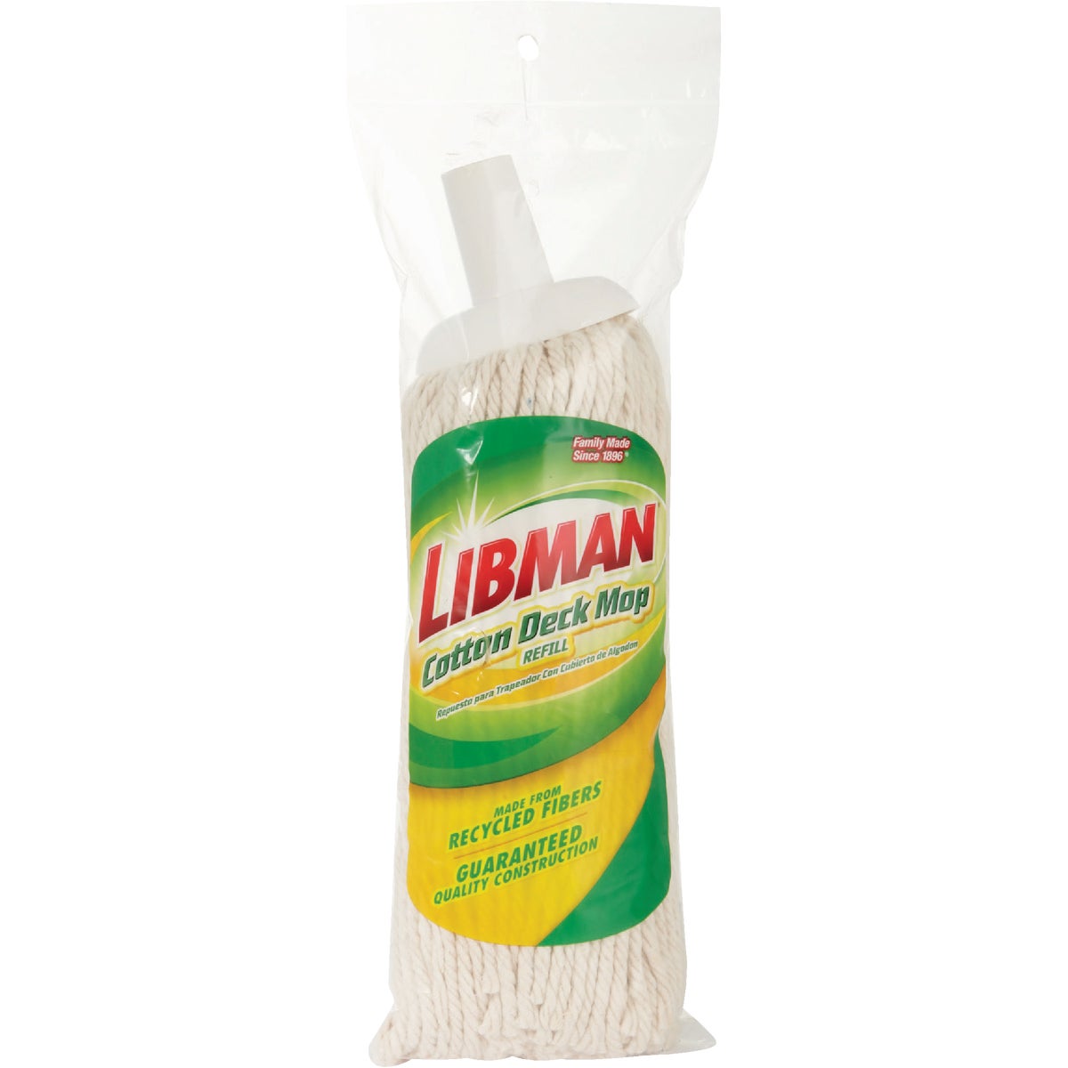 Libman 12 In. Cotton Deck Mop Refill Image 2