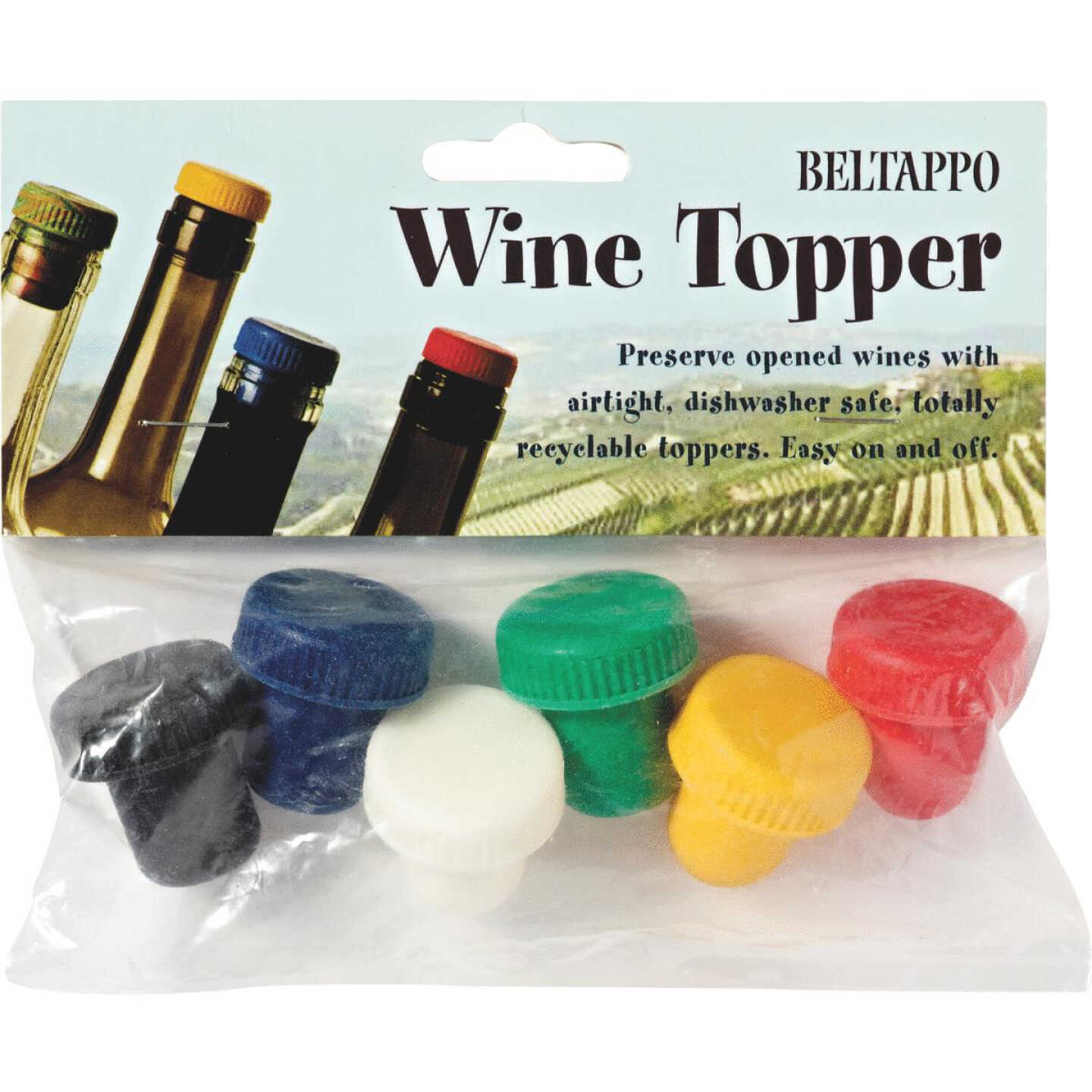 6-PACK WINE TOPPERS Image 1