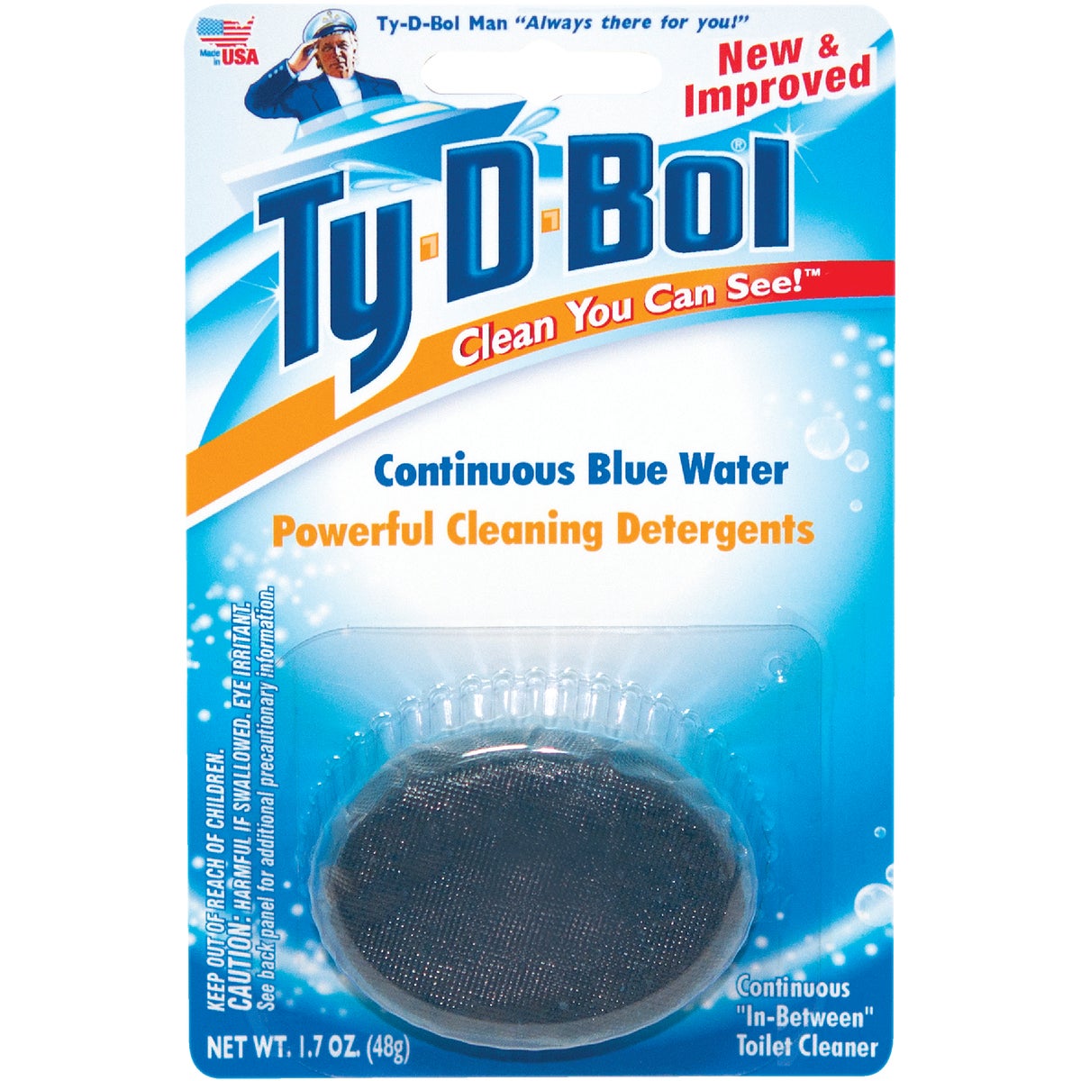 Ty-D-Bol Continuous Blue Water Automatic Toilet Bowl Cleaner