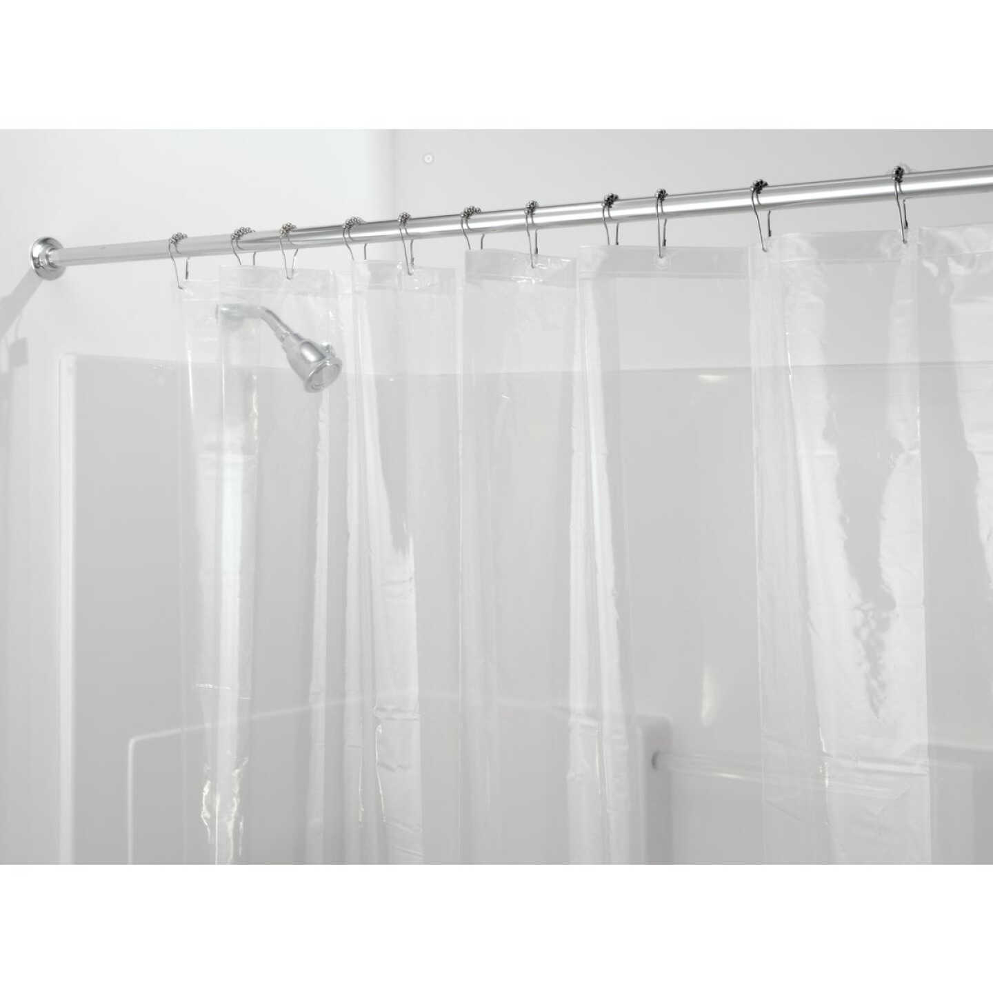 iDesign 72 In. x 72 In. Clear PEVA Shower Curtain Liner Image 1