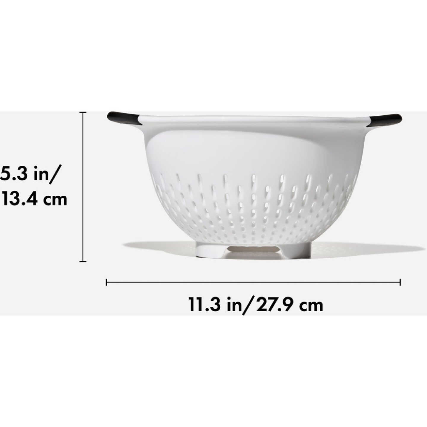 OXO Good Grips 3 Qt./ 2.7 Ltr. Plastic Colander Image 2
