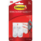Command Small Utility Hook, White, 2 Hooks, 4 Strips Image 8