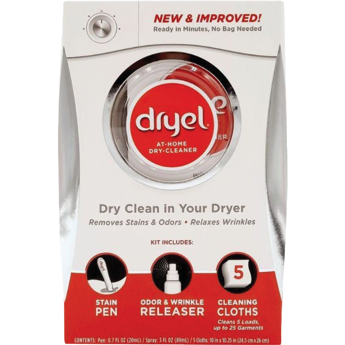 Dryel At-Home Dry Cleaner Kit, 5 Loads