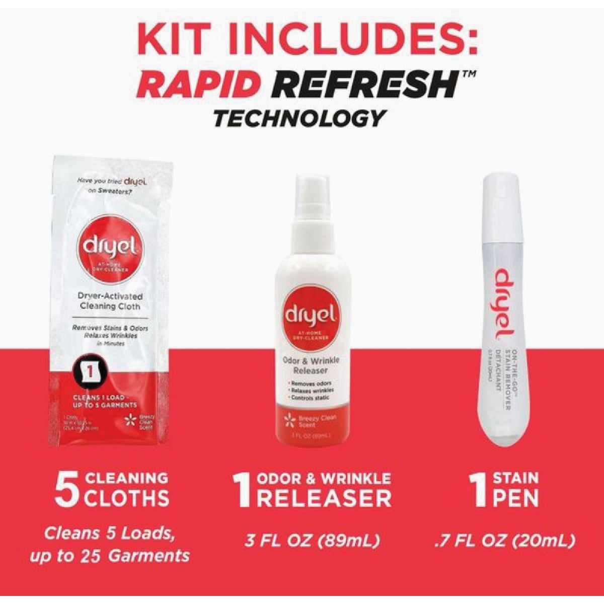 Dryel At-Home Dry Cleaner Kit, 5 Loads Image 2