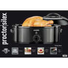 Proctor Silex 18 Qt. Black Electric Roaster With Self Basting Lid Image 4