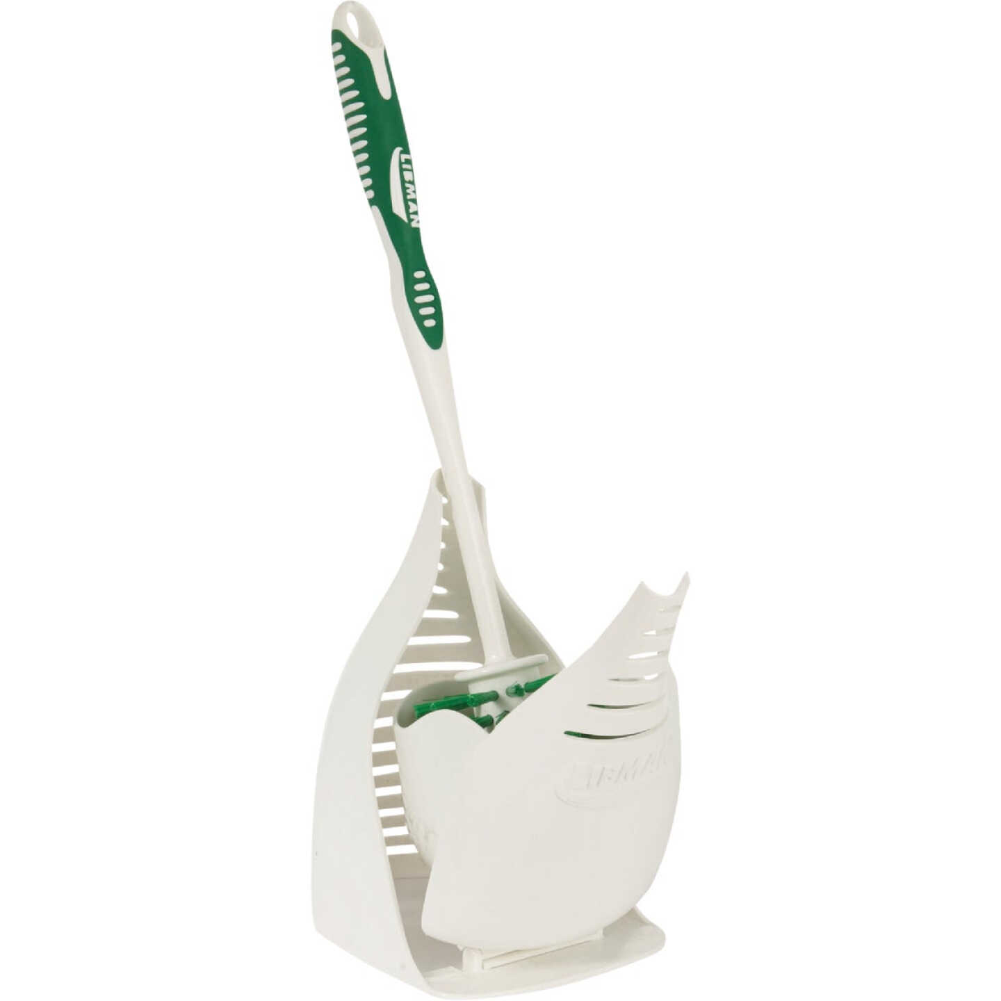 Libman 14 In. Designer Toilet Bowl Brush And Caddy Image 1