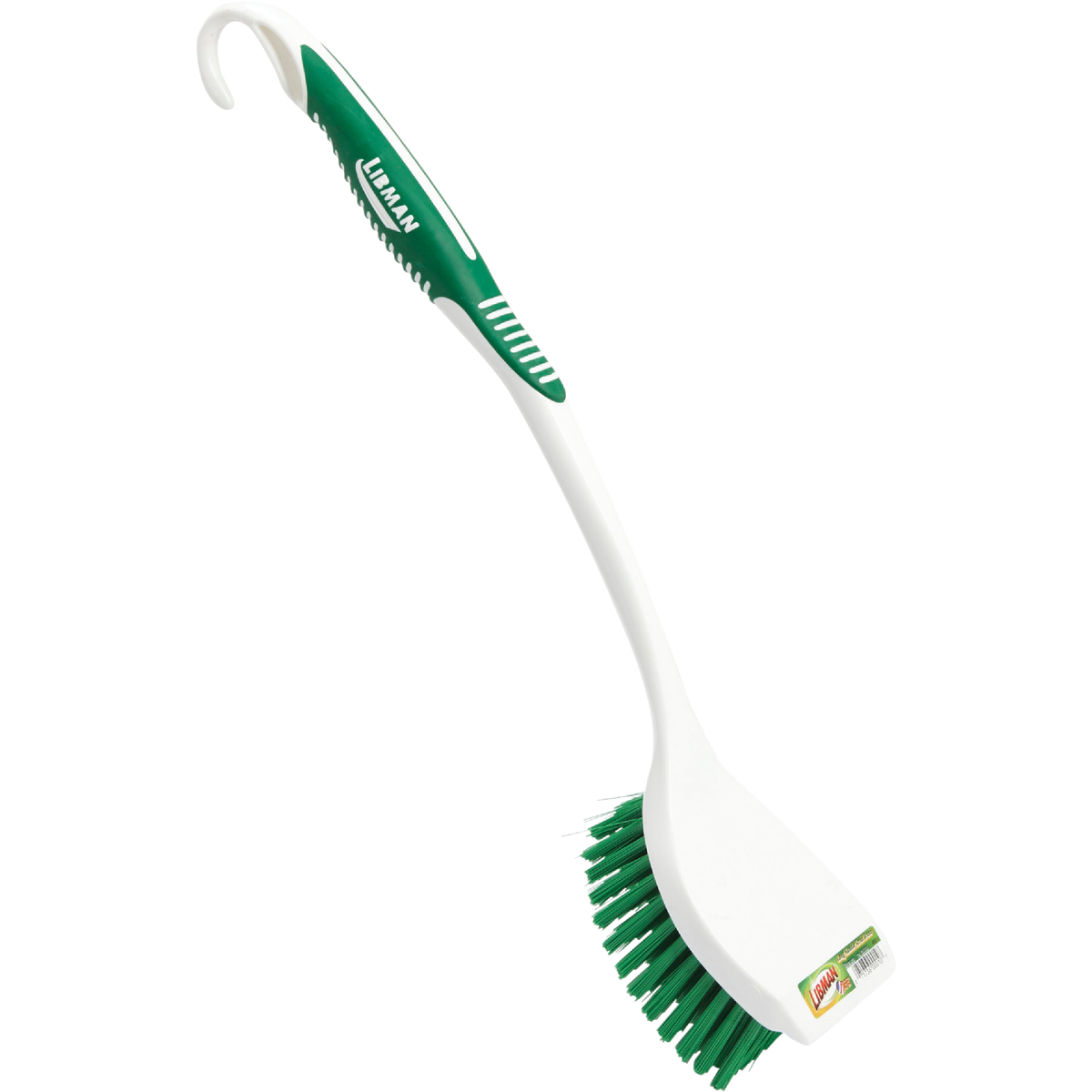 Libman 17.63 In. 95% Recycled PET Water Bottles Sanoprene Handle Scrub Brush Image 2