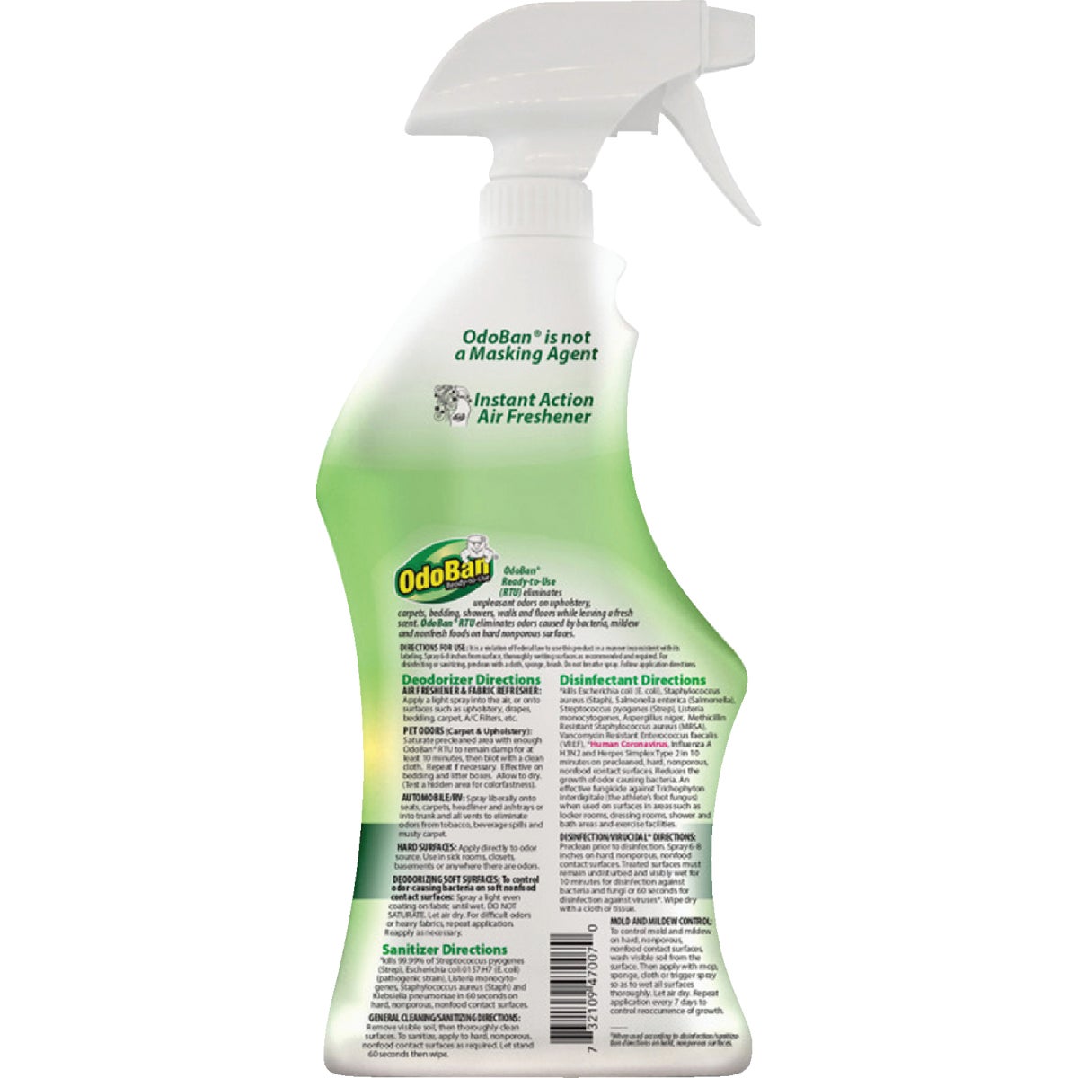 OdoBan 32 Oz. Eucalyptus Washable Surface Sanitizer & Deodorizer Image 3