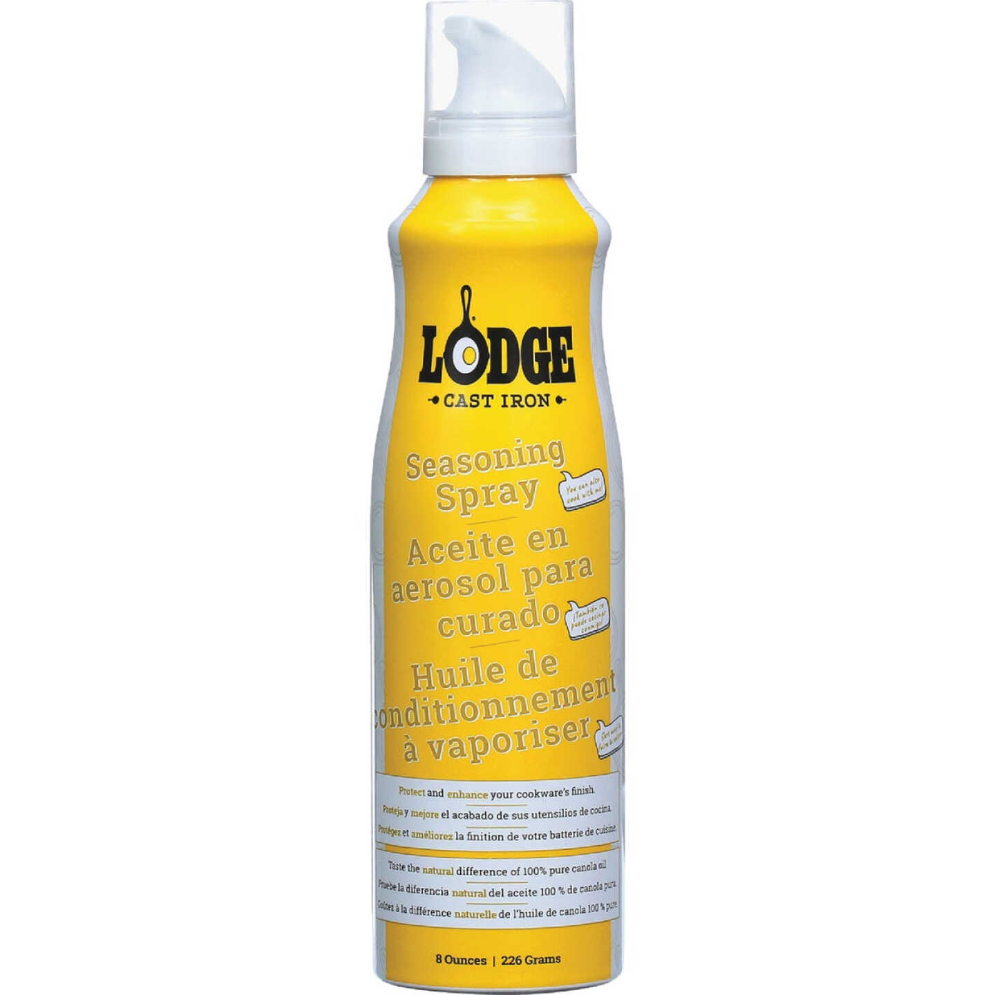 Lodge 8 Oz. Cast Iron Seasoning Cooking Spray Image 1