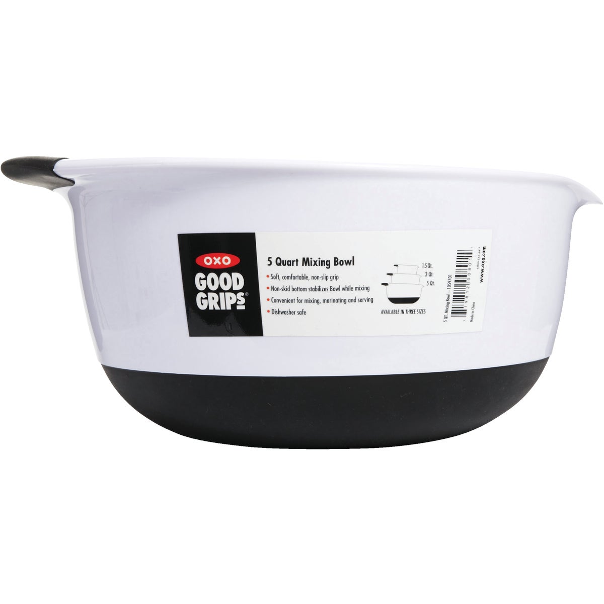 OXO Good Grips 5 Qt. Plastic Mixing Bowl Image 2