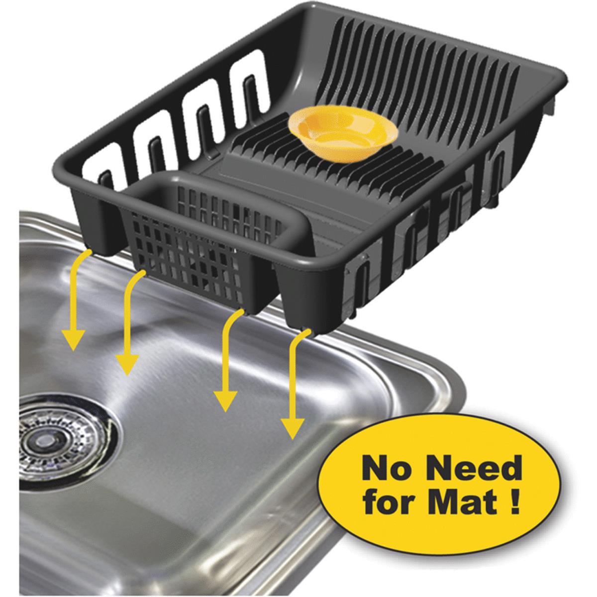 ALL-IN-1 BK DISH DRAINER