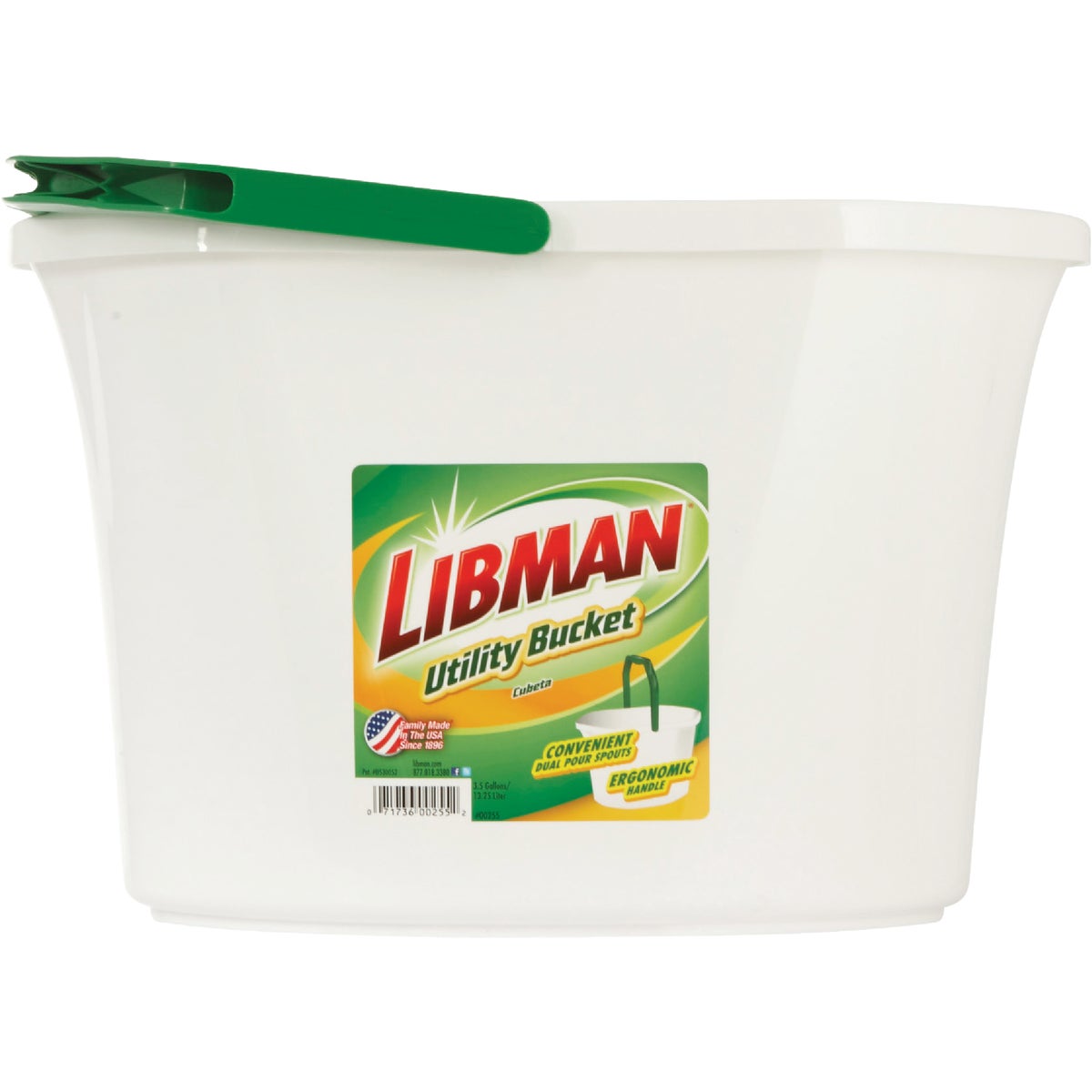 Libman 3.5 Gal. White Utility Bucket Image 2